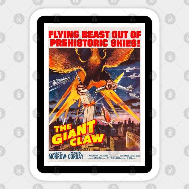 Giant Claw, The (1957) 1 Sticker by GardenOfNightmares